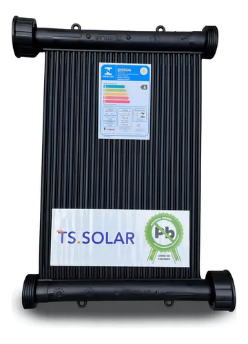 Kit Aquecimento Solar 17 Placas 2,00x0,30mt P/piscina14.000l