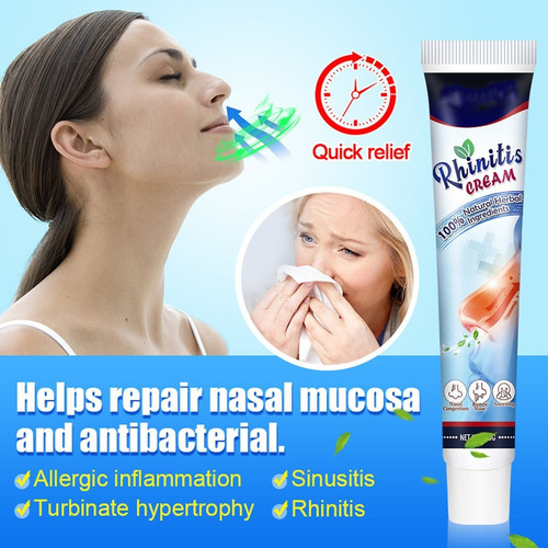 4×crema En V Para Aliviar La Congestión Nasal La Secreción N