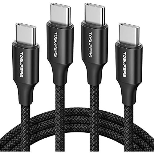 Tosupers [6.6ft 2-pack] Usb C A Cable Usb C Cargador 1m6rl