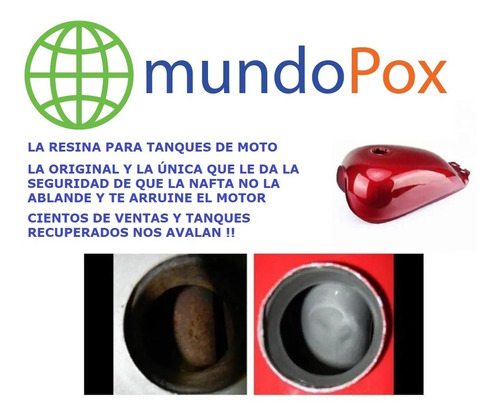 Resina Epoxi Para Tanques De Nafta X 420 G - La Original !!.