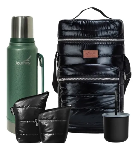 Juego De Mate Completo Termo Premium Bolso Kit Mate Madu