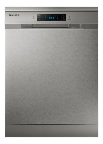 Lavavajillas Samsung Dw60m6050fs 14 cubiertos 7 programas gris