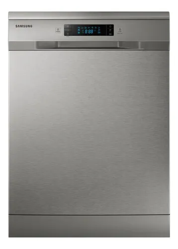 Lavavajillas Samsung Dw60m6050fs 14 cubiertos 7 programas gris