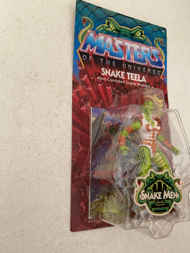 Snake Teela Motu Origins Retro Play Mattel Wave 13 Unpunched (Usado)