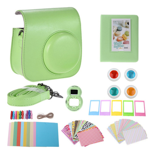 Para Instax Mini 9 Caso 7 En 1 Instant Cámara Bolsa Paquete