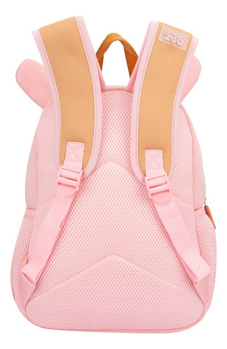 Mochila Escolar Cutie Zoo Rosa Bp34