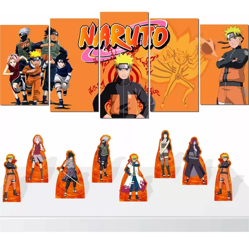 Kit Festa Totem Naruto Classico 65 Cm E Displays De Mesa