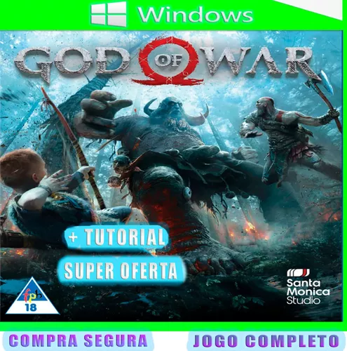 God Of War 1 Para Computador - Mídia Digital Pc + Suporte