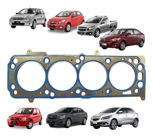 Junta Cabeçote Cobalt Prisma Agile Celta Onix 1.4 8v Aço