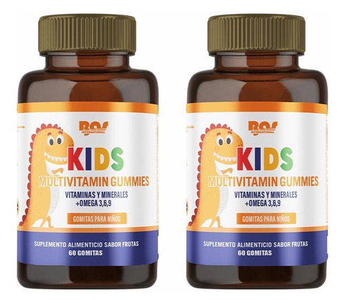 2 Pack Desarrollo Y Crecimiento Niños Frutos Rojos