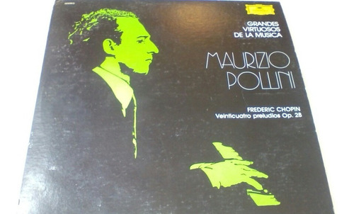 Lp Grandes Virtuosos De La Música Maurizio Pollini Chopin 