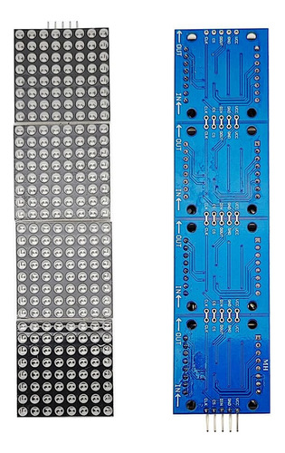 Módulo De Pantalla Led Max7219 32x8 Dot Matrix 4 En 1 Common