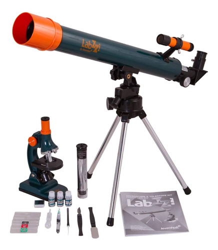 Kit Educativo Labzz Mt2 Niños (microscopio Y Telescopi...