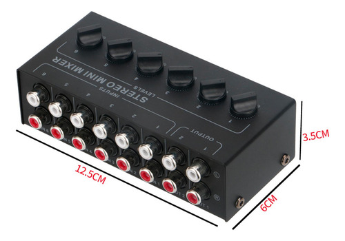 Mini Mixer De Áudio De Som Console De Mixagem Pequeno