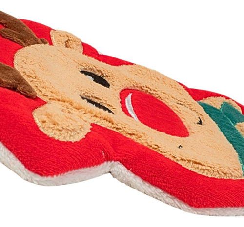 Toalla Para Manos Suave Y Absorbente. Diseños Navideños Color Reno Reno