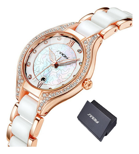 Reloj Sinobi 9857 Calendar Quartz Para Mujer