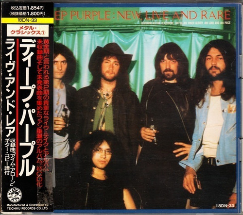 Deep Purple  New, Live And Rare-   Cd Album Importado