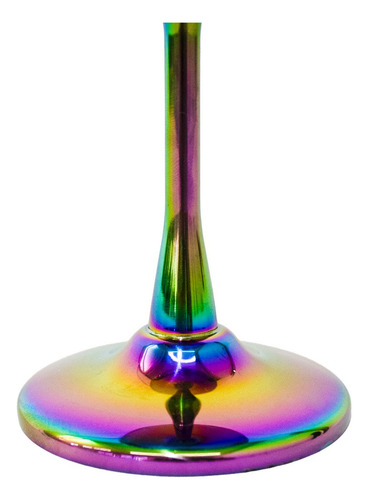Copa De Acero Inoxidable Multicolor De 7.5x7.5x10.3cm