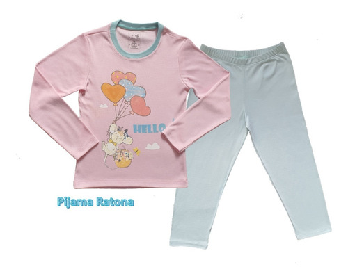 Pijama Infantil Modelo Ratona