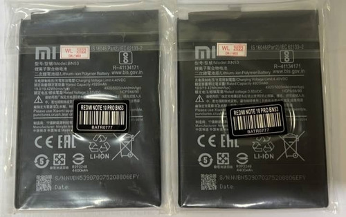 Batería Pila Xiaomi Redmi Note 10 Pro Bn53 Con Garantia