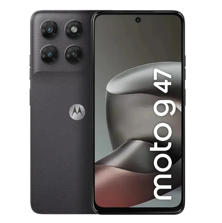Smartphone Motorola Moto G47 5g 128GB 24GB (8GB de Ram + 16GB de Ram Boost) Cámara Sony LYTIA 600 50 MP pantalla FHD+ de 120 Hz grafito