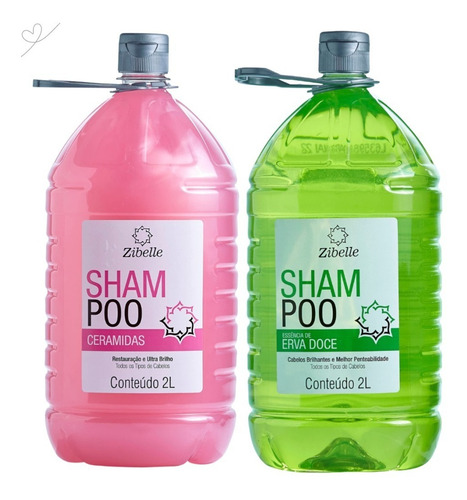 Kit Shampoo Ceramidas + Erva Doce 2l Maciez E Brilho