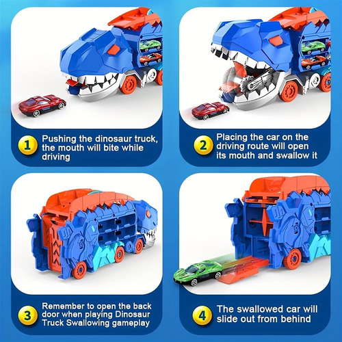 Juguete X City Dinosaur Ultimate Hauler Track Con 8