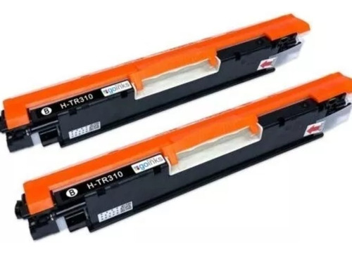 Juego 2 Toner Genericos 130a Cf350a Negros Laserjet M176/177