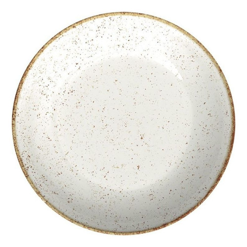 Plato hondo rústico Tramontina de 22 cm, porcelana de alta resistencia