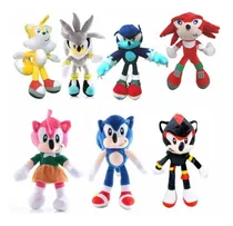 Comprar Muñeco De Peluche Sonic 30 Cm Shadow Nudillos Silver Tails