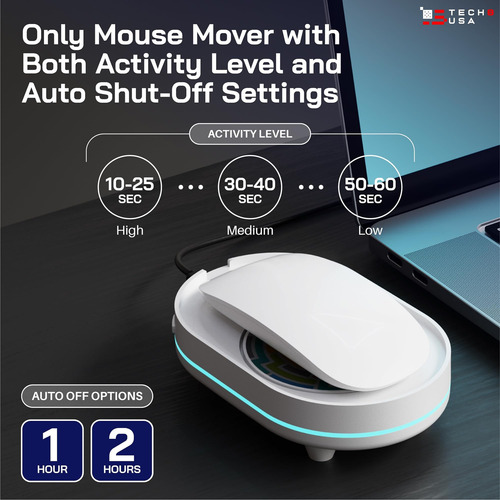 Tech8 Usa Dispositivo De Movimiento De Mouse, Jiggler De Mou