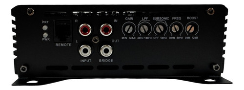 Amplificador De Bajos Waraudio Stryker 800.1 D Color Negro