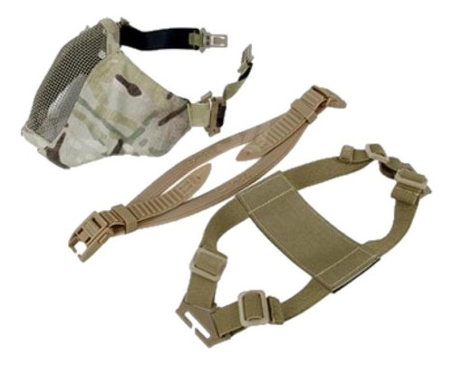 Mascara Airsoft Feasso Fja-122 Multicam Cor Areia/verde