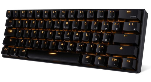 Rk Rk61 Negro Teclado Gamer Mecanico Inalambrico Red Switch