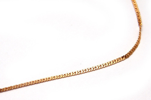 Cadena Enchapada En Oro 24k De 45cm - M.296-45 