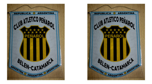 Banderin Mediano 27cm Club Peñarol Belen Catamarca