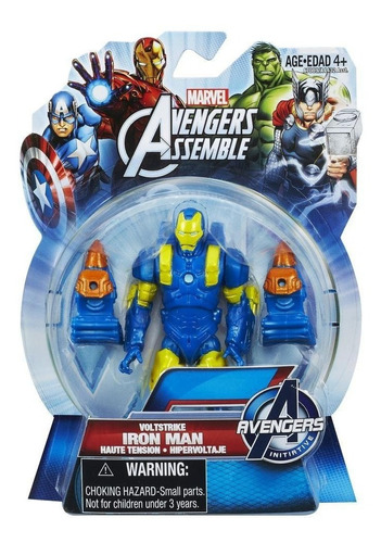 Muñeco Figura Ironman Voltstrike Armor Hasbro Nuevo