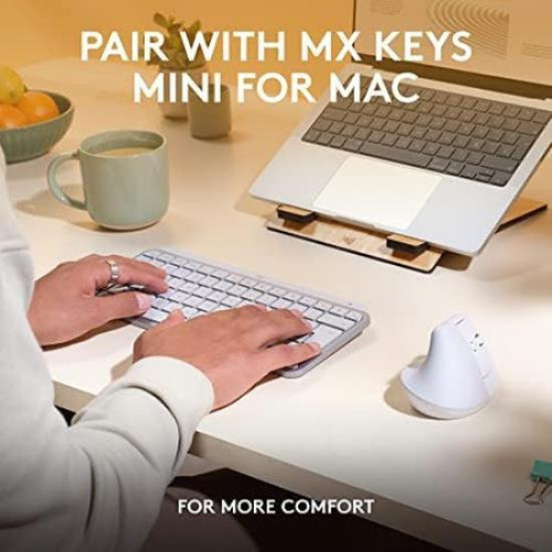 Logitech Lift Mac Ratón Ergonómico Vertical Inalámbrico, 4