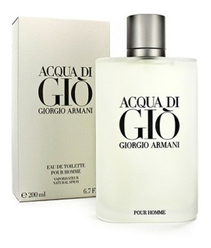 Perfume Acqua Di Gio Men Giorgio Armani 200ml Fcia Santa Ana