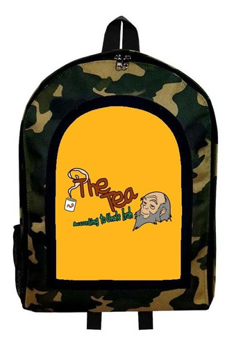 Mochila Camuflada Avatar La Leyenda De Aang Modelo 101