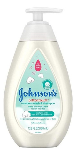 Johnsons Algodón Del Bebé Recién Nacido Táctil Wash Champú Y