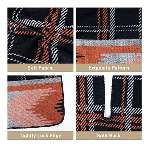 Ntlwkr Mantón Para Mujer, Pashmina Bufanda Manta Capa Invier
