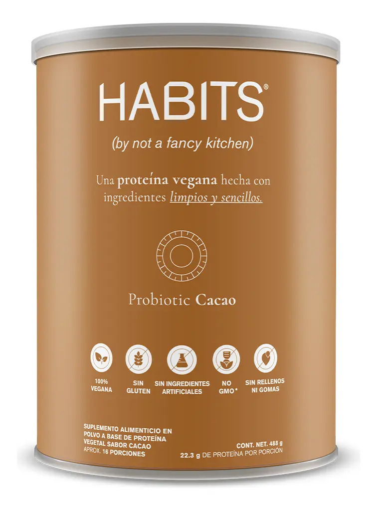 Proteína Habits sabor cacao 488gr
