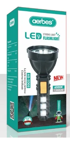 comprar Linterna Led Ab-sd08  3 Cambios De Luces. Yop