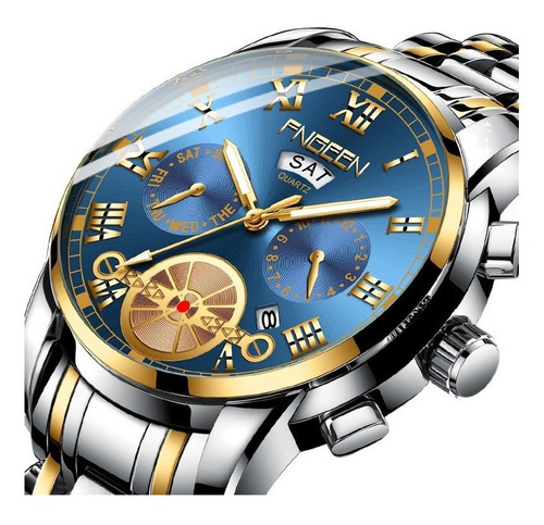 Reloj De Cuarzo No Mecánico Multifuncional Para Hombre