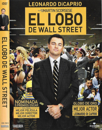 El Lobo De Wall Street Dvd Leonardo Dicaprio Jonah Hill