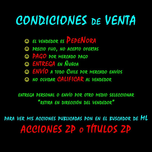 Imagen 3 de 3 de ¬¬ Acción Acciones Títulos / Ccu Zp
