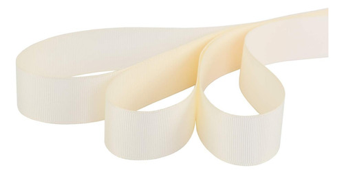 Cinta De Tela Gross O Falla De (1.5 Cm) Rollo De 13,7 Metros Beige