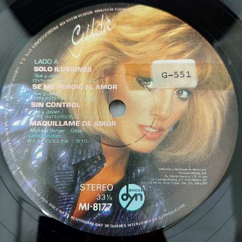 Gilda - Se Me Perdio El Amor Lp