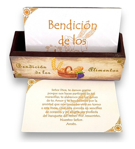 14pz Bendición De Los Alimentos Regalar Recuerdos